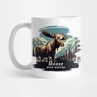 Moose- WILD NATURE - MOSE -2 Mug